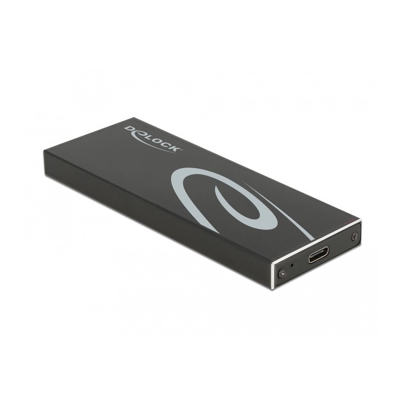 DeLOCK 42003 contenitore di unità di archiviazione Box esterno SSD Nero M.2
