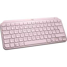Logitech MX Keys Mini tastiera RF senza fili + Bluetooth ĄŽERTY Francese Rosa