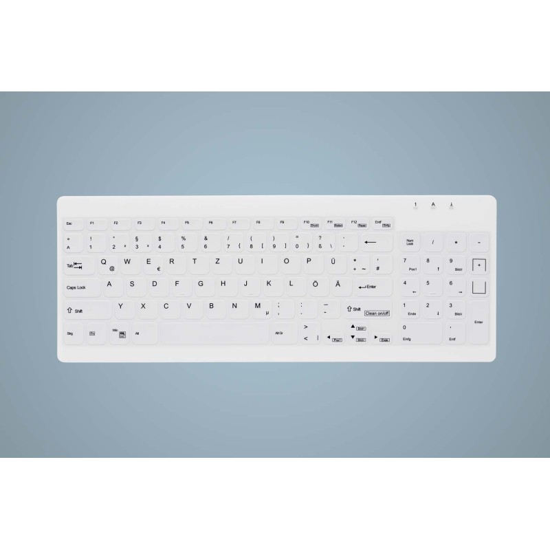 Active Key AK-C7012 tastiera USB Tedesco Bianco