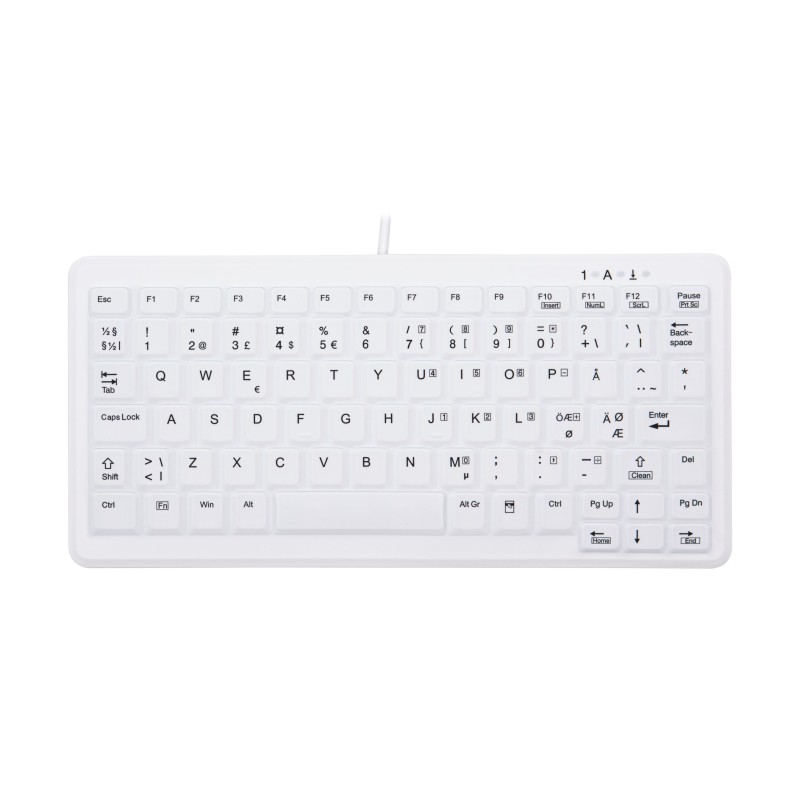 CHERRY AK-C4110 tastiera USB QWERTY Norvegese Bianco