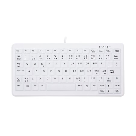 CHERRY AK-C4110 tastiera USB QWERTY Norvegese Bianco