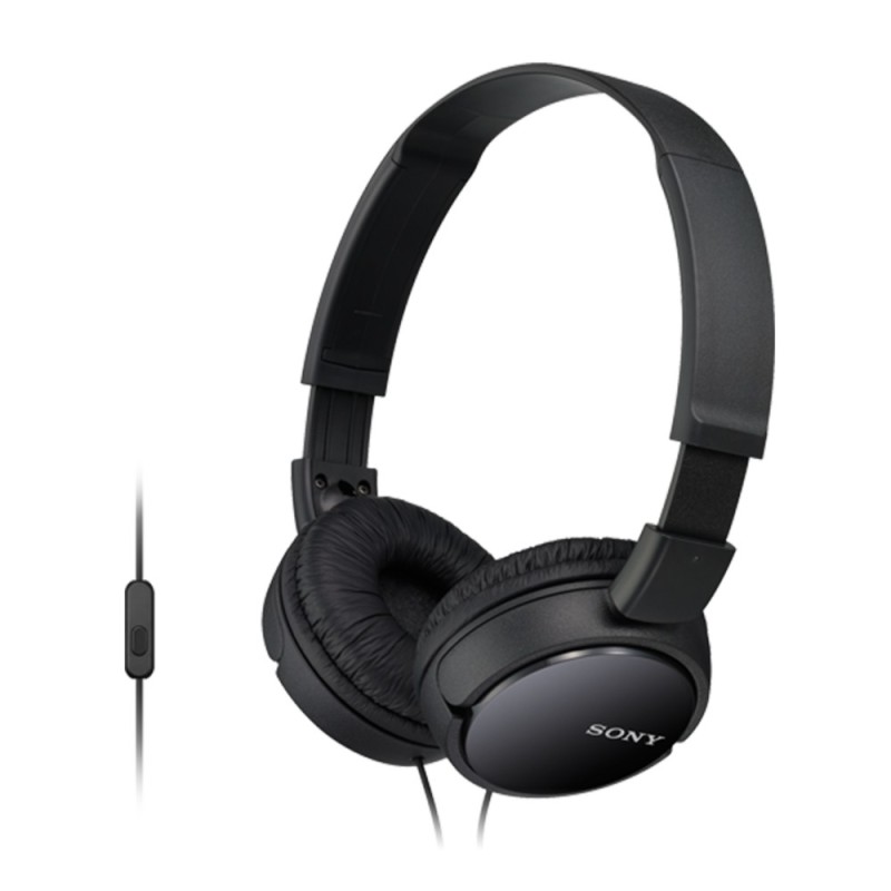 Sony MDR-ZX110AP On Ear Kopfhörer - Headsetfunktion faltbar Nero