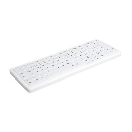 CHERRY AK-C7000 tastiera USB QWERTY Inglese UK Bianco