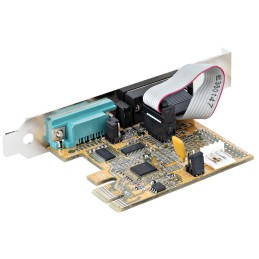 StarTech.com Scheda seriale PCI Express a due porte Scheda di interfaccia seriale da PCIe a 2x RS232 (DB9), Scheda PCIe per PC