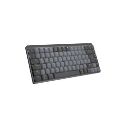 Logitech MX Mini Mechanical tastiera RF senza fili + Bluetooth QWERTZ Tedesco Grafite, Grigio