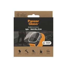 PanzerGlass TM Apple Watch Ultra 49mm Trasparente Vetro temperato, Polietilene tereftalato (PET)