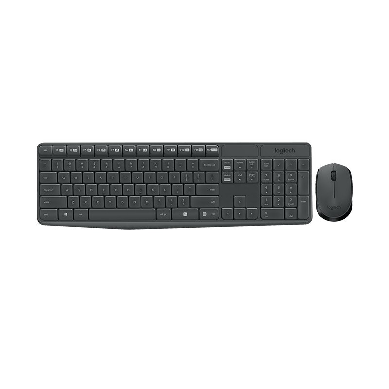 Logitech MK235 - Tastatur-und-Maus-Set - kabellos