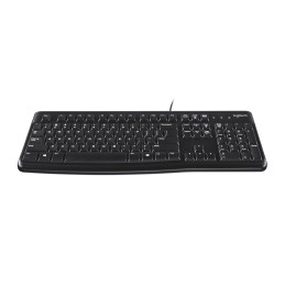 Logitech K120 Corded Keyboard tastiera USB QWERTY Spagnolo Nero