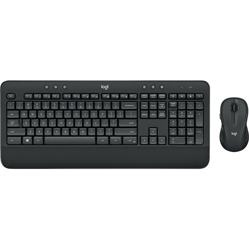 Logitech MK545 ADVANCED Wireless Keyboard and Mouse Combo tastiera Mouse incluso RF Wireless Nordic Nero