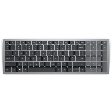 DELL KB740 tastiera RF senza fili + Bluetooth QWERTY US International Grigio, Nero