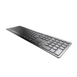 CHERRY KW 9100 SLIM tastiera RF senza fili + Bluetooth AZERTY Francese Nero