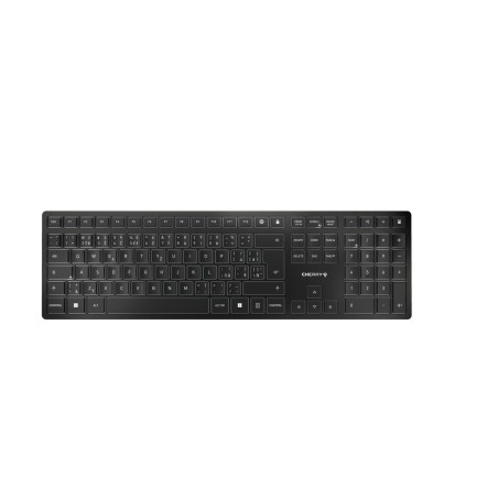 CHERRY KW 9100 SLIM tastiera RF senza fili + Bluetooth Nero