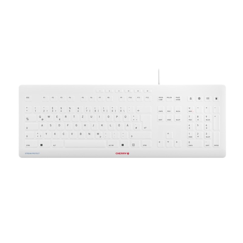 Cherry STREAM - Tastatur - USB - Deutsch - Tastenschalter: CHERRY SX