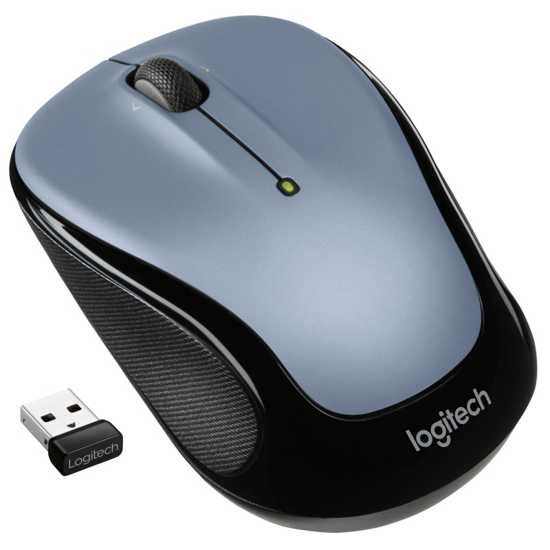 Logitech M325s - Maus - rechts- und linkshandig - optisch - 5 Tasten - kabellos - 2.4 GHz - kabelloser Empfanger (USB)