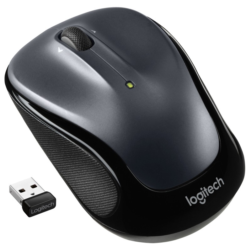 Logitech M325s - Maus - rechts- und linkshandig - optisch - 5 Tasten - kabellos - 2.4 GHz - kabelloser Empfanger (USB)