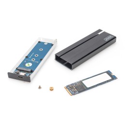 Digitus Alloggiamento mini per M.2 NVMe PCIe SSD, USB 3.1 Type-C™