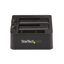 StarTech.com Box esterno USB 3.1 (10Gbps) a doppio alloggiamento da 2,5" 3,5" SATA SSD HDD