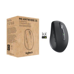 Logitech MX Anywhere 3S for Business mouse Ufficio Mano destra RF senza fili + Bluetooth Laser 8000 DPI