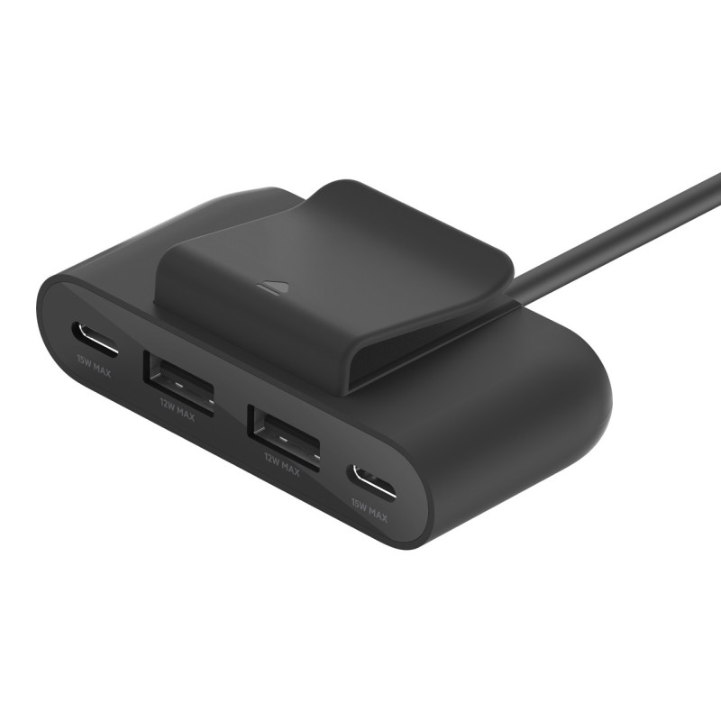 Belkin BoostCharge - Ladesteifen - 4 Ausgabeanschlussstellen (2 x USB, 2 x USB-C)