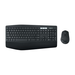 Logitech MK850 Performance Wireless Keyboard and Mouse Combo tastiera Mouse incluso RF senza fili + Bluetooth Ebraico Nero,