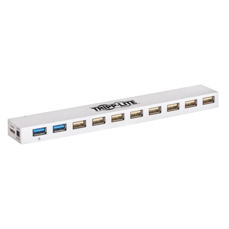 Tripp Lite U360-010C-2X3 hub di interfaccia USB 3.2 Gen 1 (3.1 Gen 1) Micro-B 5000 Mbit s Bianco