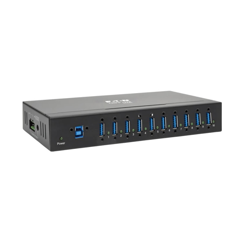 Tripp 10-Port Industrial-Grade USB 3.0 SuperSpeed Hub