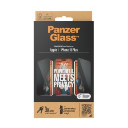 PanzerGlass Privacy Screen Protector iPhone 2023 6.7 Ultra-Wide Fit Pellicola proteggischermo trasparente Apple 1 pz