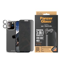 PanzerGlass Privacy 3-in-1-Pack iPhone 2023 6.7 Pro Max Pellicola proteggischermo trasparente Apple 1 pz