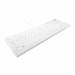 CHERRY AK-C8112 tastiera USB QWERTY Tedesco Bianco
