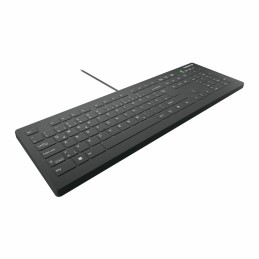 CHERRY AK-C8112 tastiera USB QWERTZ Tedesco Nero, Bianco