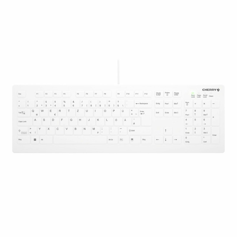 Cherry Active Key AK-C8112 - Tastatur - wipe disinfection, flat key profile - 100 % (Fullsize)