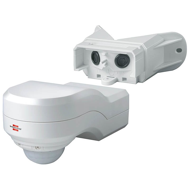 Brennenstuhl PIR 240 - Passiver Infrarot-Sensor (PIR) - Verkabelt - Weis - IP44 - 10 - 240 s - 240