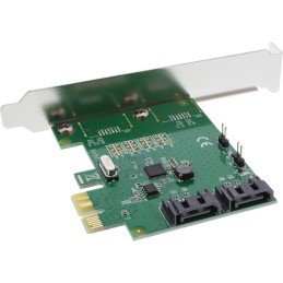 InLine Controller SATA 6Gb s, 2 Canali, x1 PCIe 2.0, RAID 0 1 SPAN