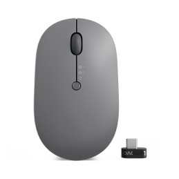 Lenovo Go Multi-Device mouse Ufficio Ambidestro RF senza fili + Bluetooth Ottico 2400 DPI