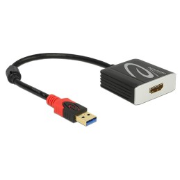 DeLOCK 62736 cavo e adattatore video 0,2 m USB tipo A HDMI Nero