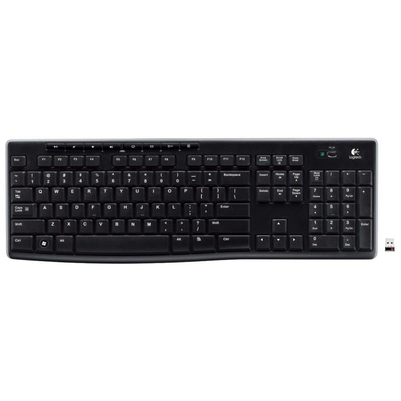 Logitech Wireless Keyboard K270 - Tastatur - kabellos