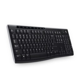Logitech Wireless Keyboard K270 tastiera Casa RF Wireless QWERTY US International Nero