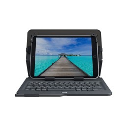 Logitech Universal Folio with integrated keyboard for 9-10 inch tablets Nero Bluetooth QWERTZ Svizzere