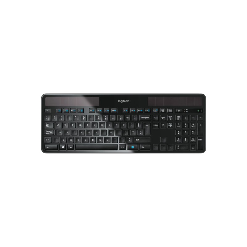 Logitech Wireless Solar Keyboard K750 tastiera Ufficio RF Wireless QWERTZ Svizzere Nero