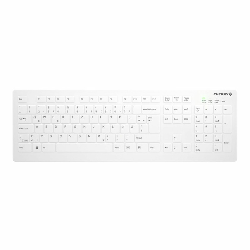 CHERRY AK-C8112 tastiera Medico RF Wireless QWERTZ Tedesco Bianco CHERRY AK-C8112 tastiera Medico RF Wireless QWERTZ Tedesco Bianco