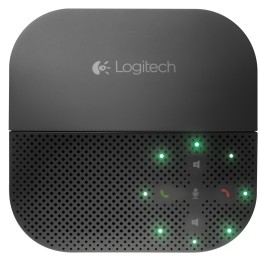 Logitech P710e vivavoce Telefono cellulare USB Bluetooth Nero
