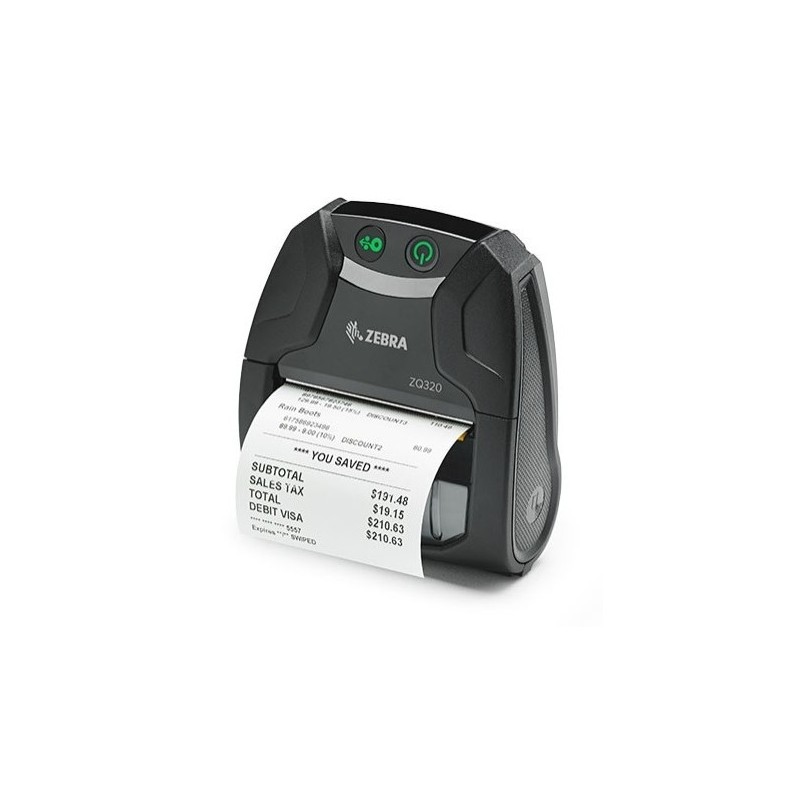 Zebra ZQ320 stampante per etichette (CD) Termica diretta 203 x 203 DPI 100 mm s Con cavo e senza cavo Bluetooth