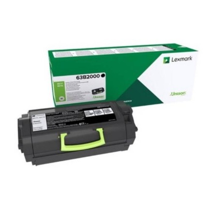 Lexmark 63B2000 cartuccia toner 1 pz Originale Nero