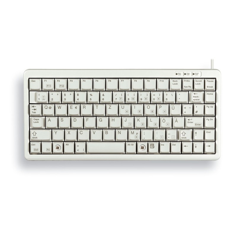 CHERRY G84-4100 tastiera Universale USB + PS 2 QWERTY Inglese UK Grigio