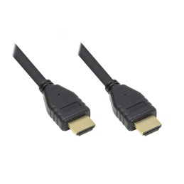 Alcasa GC-M0135 cavo HDMI 0,5 m HDMI tipo A (Standard) Nero