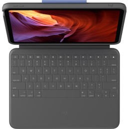 Logitech Rugged Folio QWERTY Inglese UK Smart Connector Grafite
