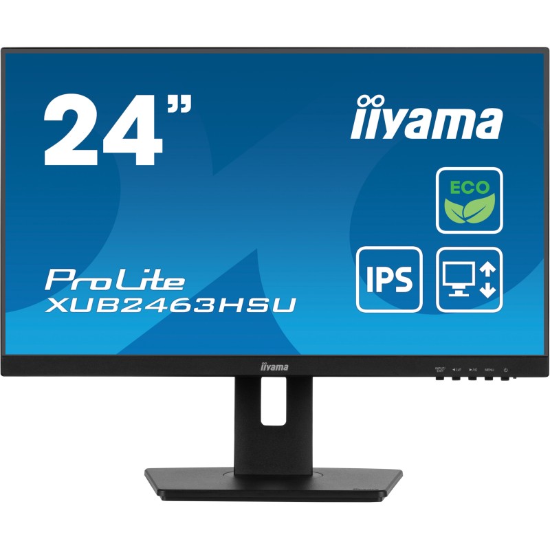 iiyama ProLite XUB2463HSU-B1 Monitor PC 61 cm (24") 1920 x 1080 Pixel Full HD LED Nero