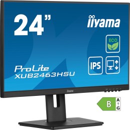 iiyama ProLite XUB2463HSU-B1 Monitor PC 61 cm (24") 1920 x 1080 Pixel Full HD LED Nero