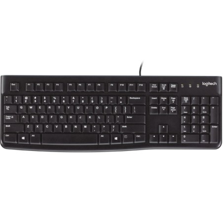 Logitech Keyboard K120 for Business tastiera Universale USB Ebraico Nero