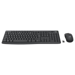 Logitech MK370 Combo for Business tastiera Mouse incluso Ufficio RF senza fili + Bluetooth QWERTZ Ungherese Grafite